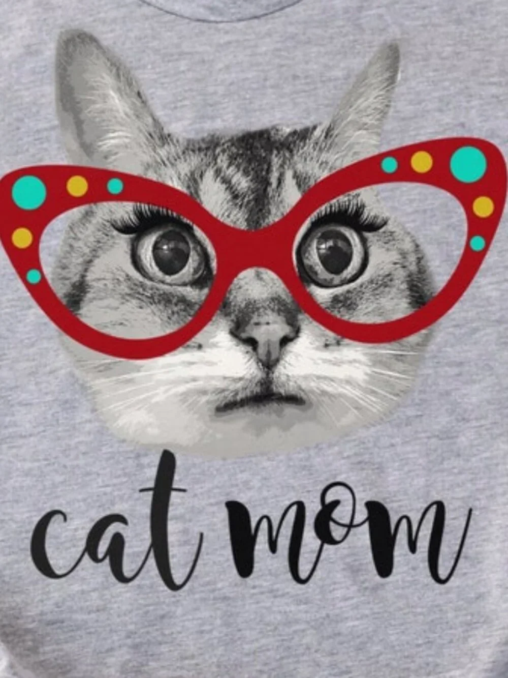 Cat Mom Shirt, Best Cat Mom Ever Shirt, Cat Mama Shirt, Funny Cat Shirt - Picture 2 of 3